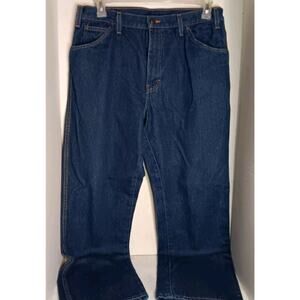 Dickies RN#20697 Mens Jeans Denim Straight Leg 100% Cotton Blue Size 34x29